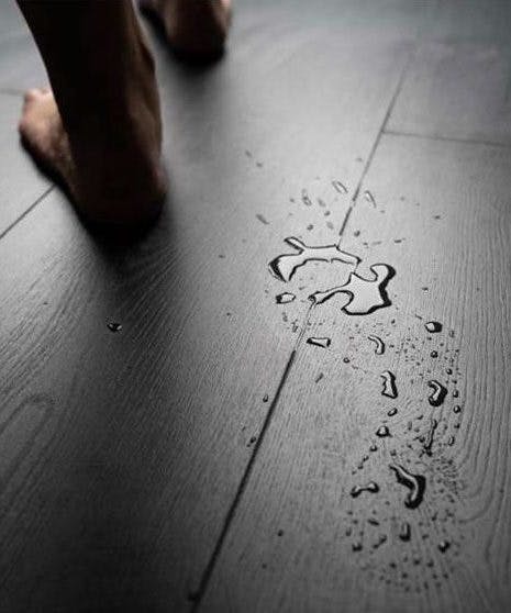 Waterproof laminate flooring